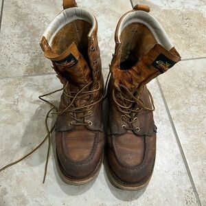 Thorogood mock toe work boots